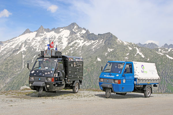 Die Drüradbrüedere auf dem Grimselpass