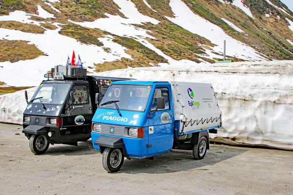 Die Drüradbüedere auf dem Oberalppass