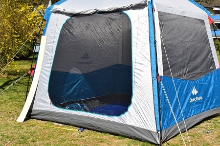 Modifizieren des Anbauzelt für die Ape TM, Kasten