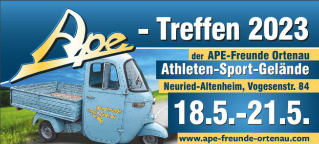 Ape-Treffen in der Ortenau 2023