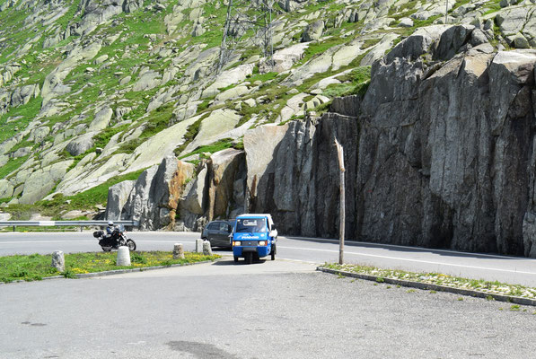 Die Drüradbrüedere auf dem Grimselpass