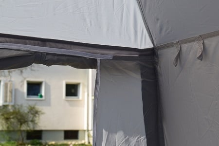 Modifizieren des Anbauzelt für die Ape TM, Kasten