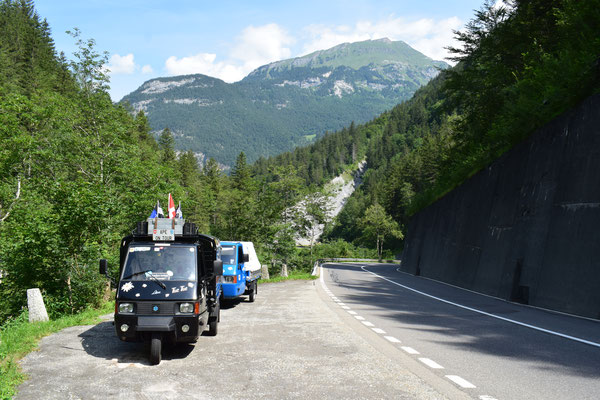 Die Drüradbrüedere auf dem Grimselpass