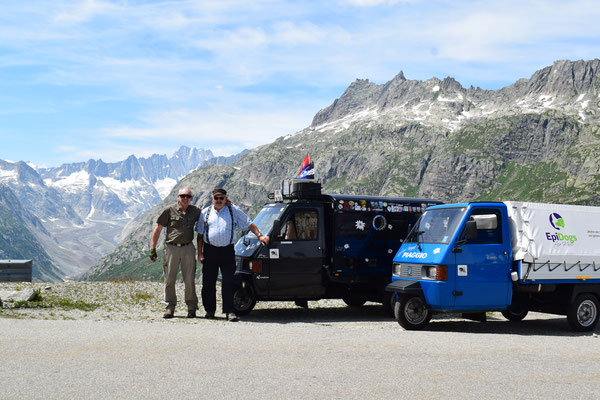 Die Drüradbrüedere auf dem Grimselpass