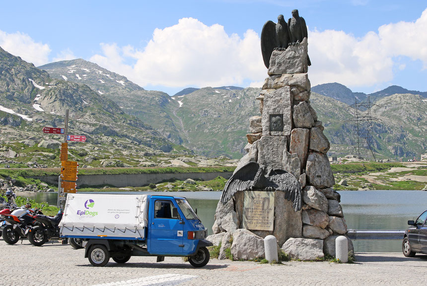 Die Drüradbrüedere sind auf dem St. Gotthard angekommen