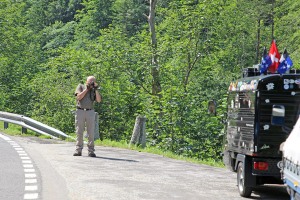Die Drüradbrüedere auf dem Grimselpass