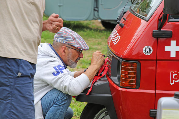 Ape on tour am 2. Ape-Treffen Poppenweiler 2019