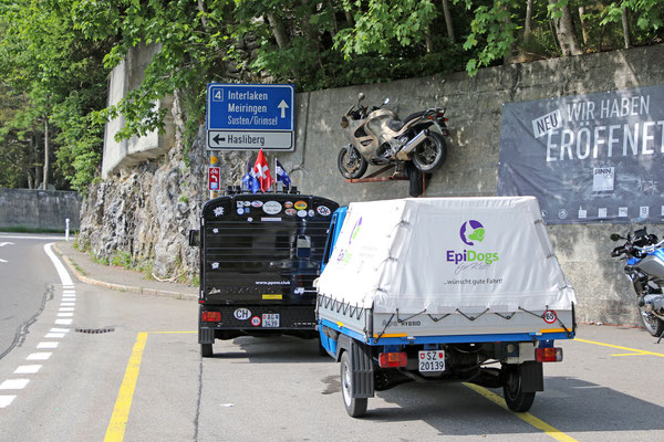 Die Drüradbrüedere auf dem Brünigpass