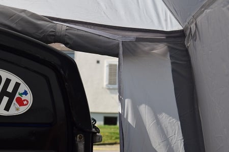 Modifizieren des Anbauzelt für die Ape TM, Kasten