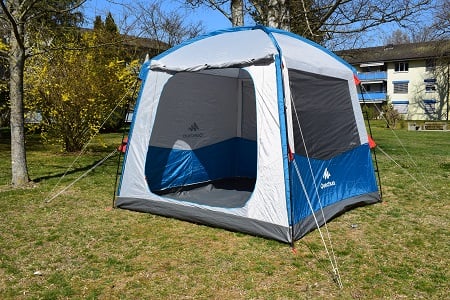 Modifizieren des Anbauzelt für die Ape TM, Kasten