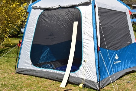 Modifizieren des Anbauzelt für die Ape TM, Kasten