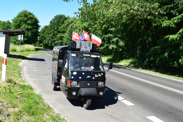 Ape on tour, hat jetzt 50'000 Km hinter sich!