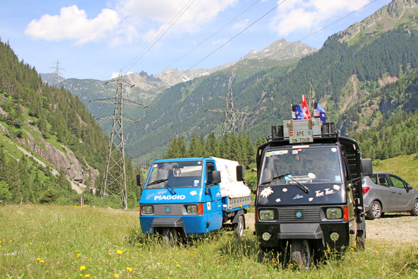 Die Drüradbrüedere auf dem Grimselpass