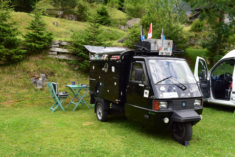 Auf drei Räder auf Reise, Dreiradreisen, , 3-Rad Ferien, 3-Rad Urlaub, Slow Travel, Langsam Reisen, Mit dem 2-Takter unterwegs, 2-Takt Reisen, 2-Takt Reisemobil, Ape Reisen, Mit Ape durch Europa, Dreiradtouren, Dreiradwohnmobil, Dreiradreisemobil, Dreirad