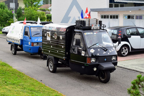 Die beiden Api der "Drüradbrüedere" stehen startklar bereit.