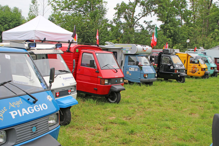 Ape on tour am 2. Ape-Treffen Poppenweiler 2019