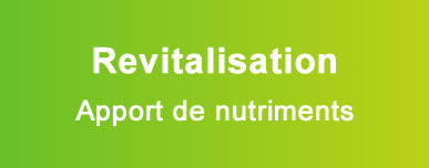 Revitalisation - Apport de nutriments