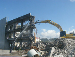 元大田警察署解体工事