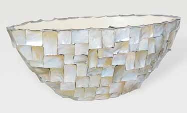 Radica weiß Oval Nieuwkoop