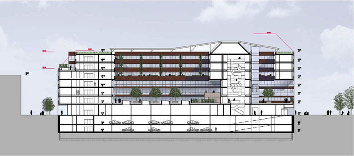 Büro- und Technikgebäude LX.2.2 der ÖBB, A-Wien, Gutachterverfahren 2012