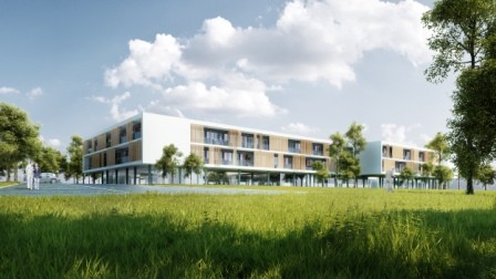 Neubau Landespflegezentrum Mürzzuschlag-A, 2014 - Qualifiziert für die zweite Bearbeitungsstufe