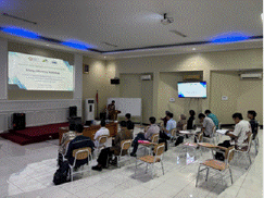 Scene during the lecture