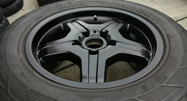 マットブラック塗装後です。