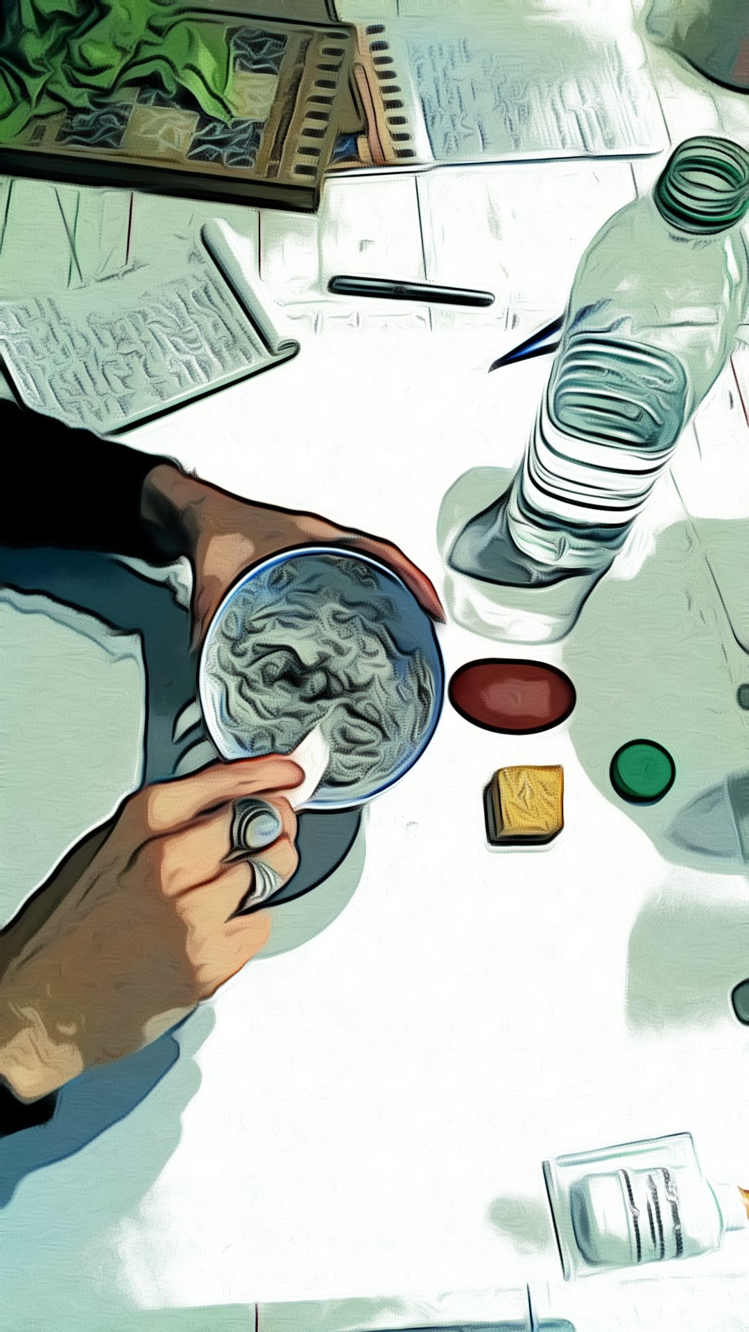 préparation du joint