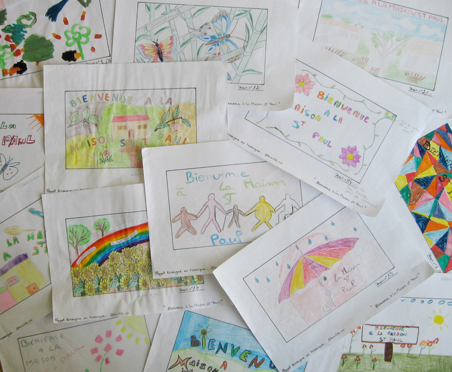 les dessins des résidentes