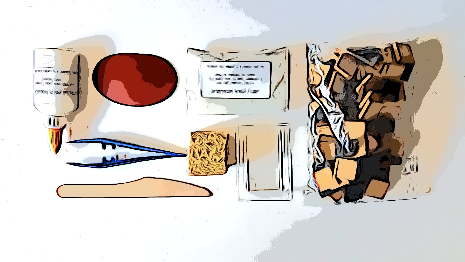 les accessoires du kit