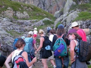 randonnée à 2500m d'altitude