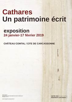 Affiche pour l'exposition au château comtal à Carcassonne
