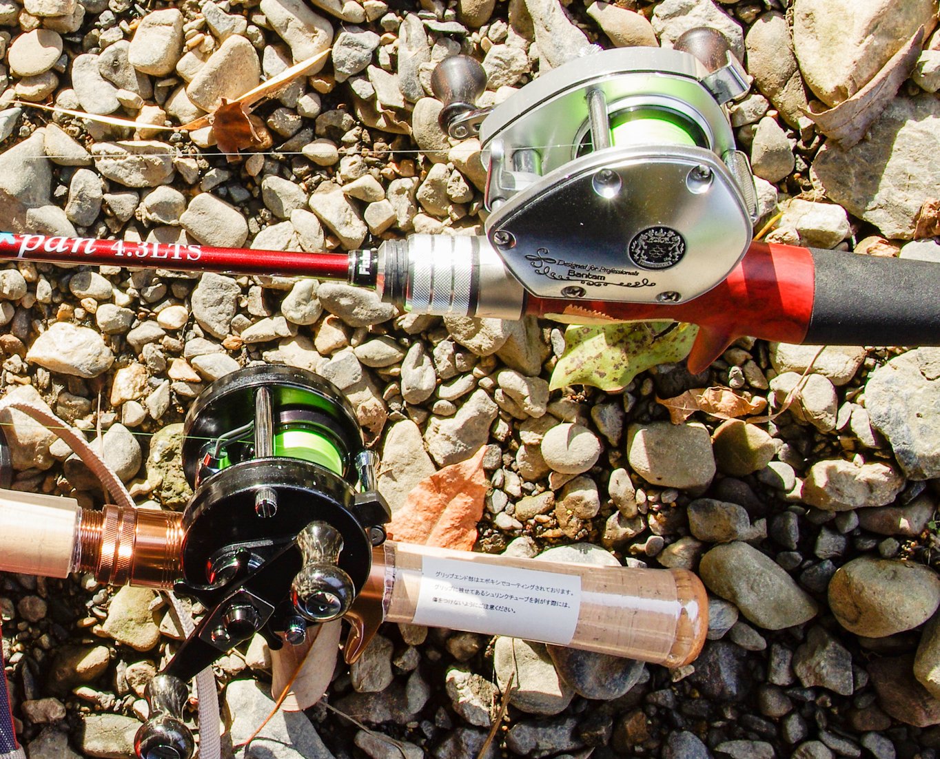 カスタム済みのベイトリール