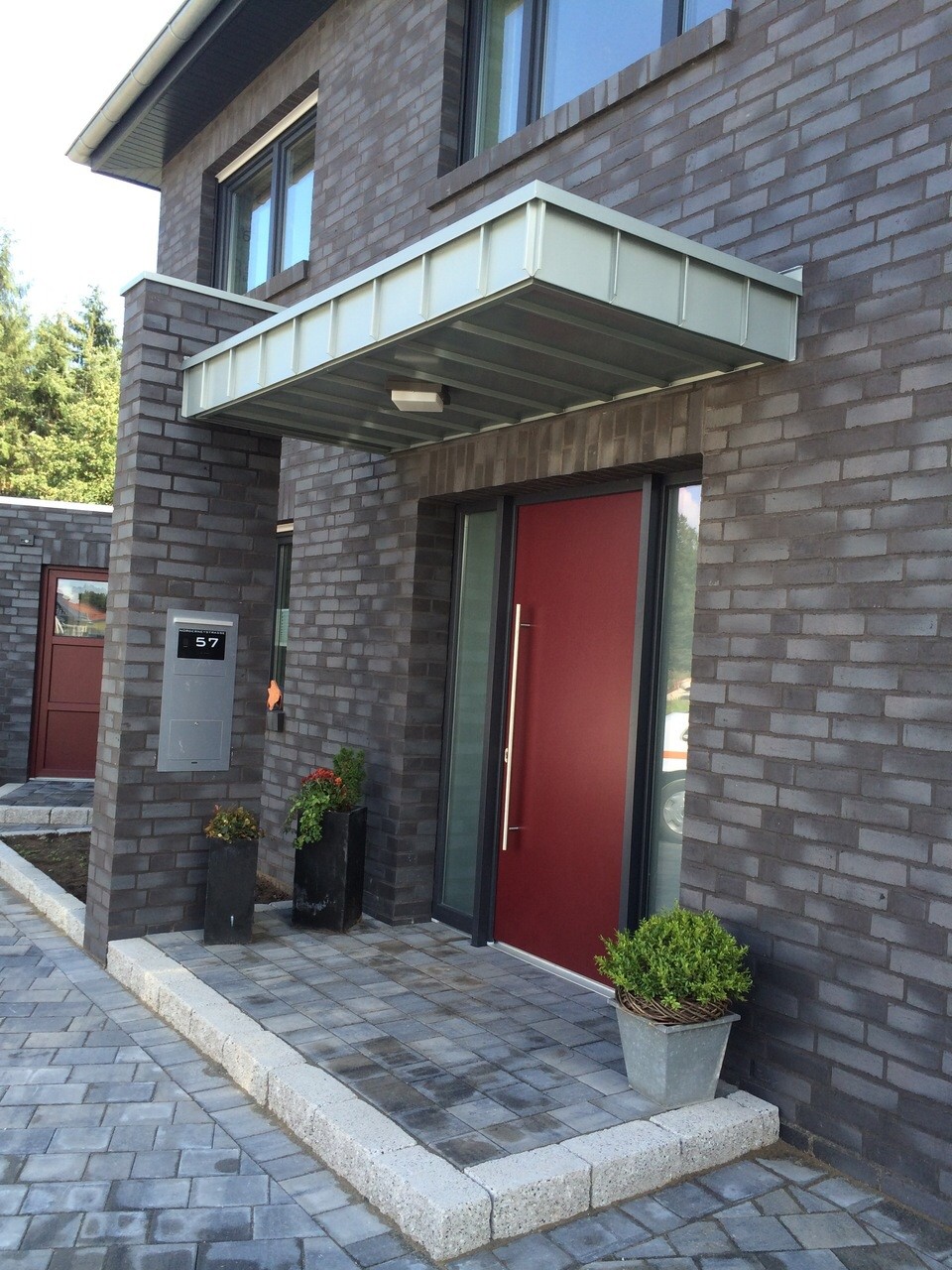 Blechverkleidung Vordach