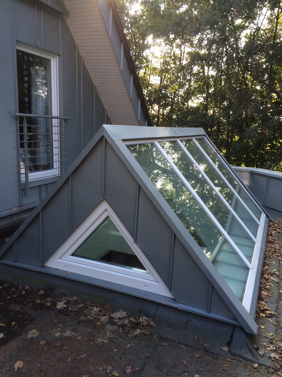 Blechverkleidung Wintergarten Oberlichter