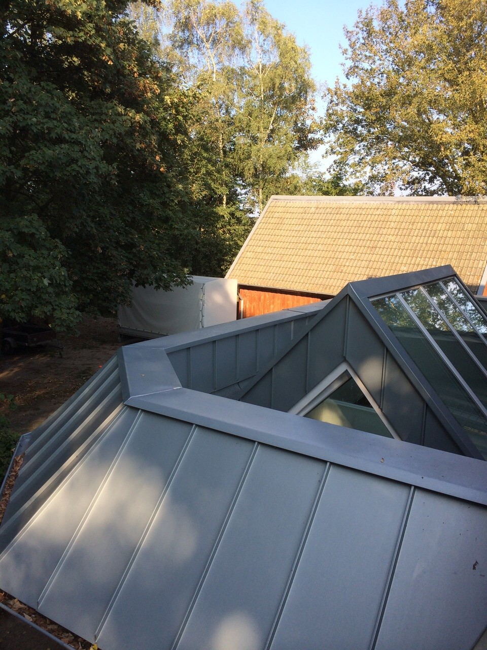 Blechverkleidung Wintergarten