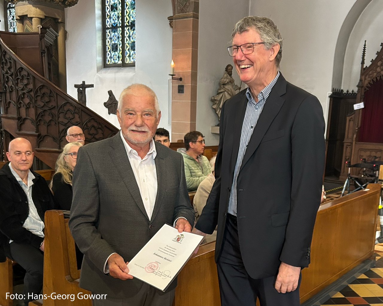 Bistum Essen zeichnet Johannes Heister für sein langjähriges Engagement aus
