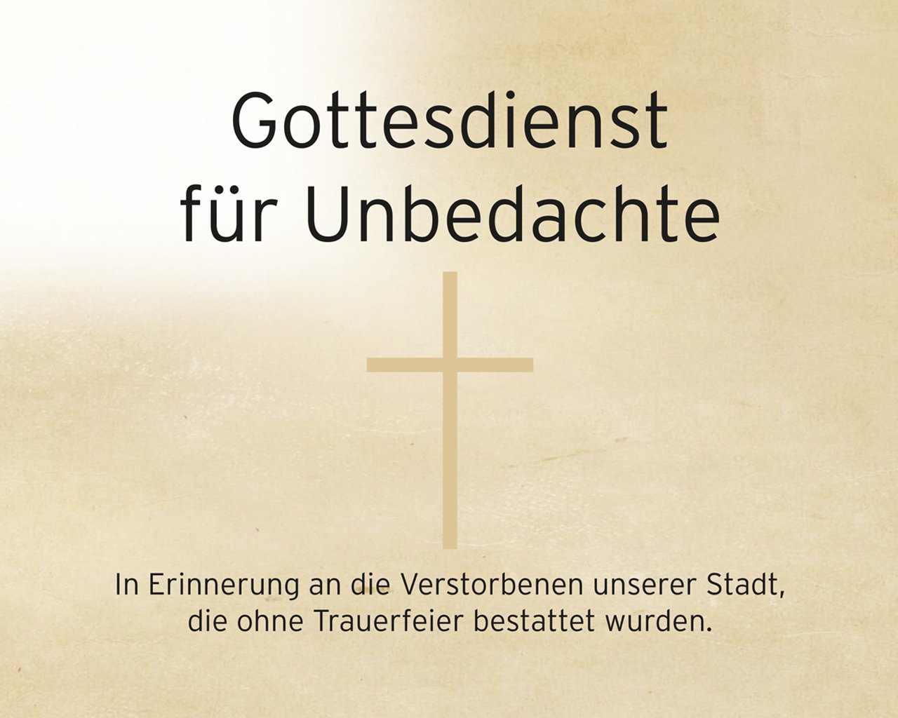Ökumenischer Gedenkgottesdienst für „Unbedachte“ in Duisburg