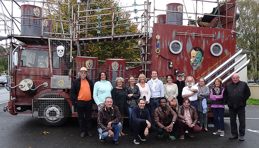 Le groupe des artistes sculpteurs - Bréville-sur-Mer 2018