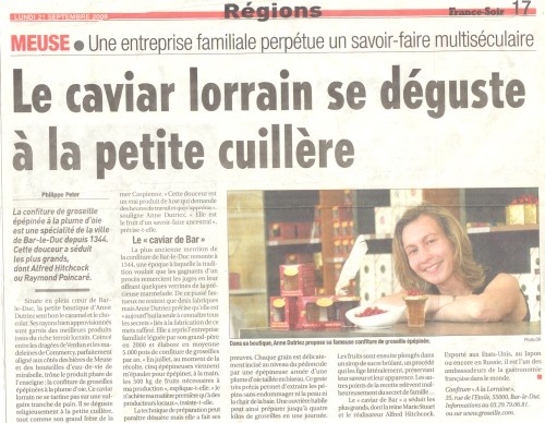 France Soir lundi 21 septembre 2009