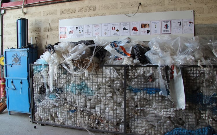 Espace de stockage de la machine