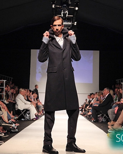 Martin Meister at Vienna Fashion Week for Jenny Schwarz