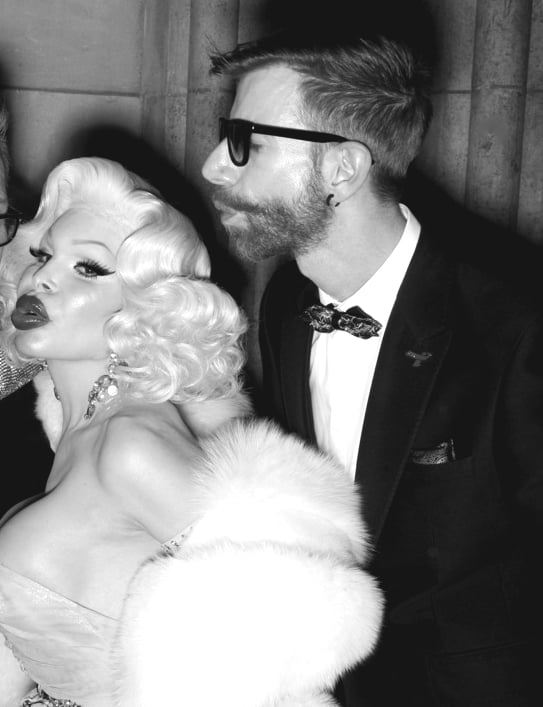 Martin Meister and iconic Amanda Lepore photographed by Michael Duerr