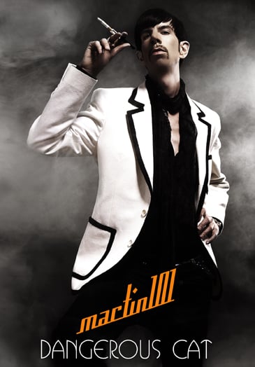 Dangerous Cat poster by Norbert Kniat for Martin 101. Courtesy of Louis Vuitton