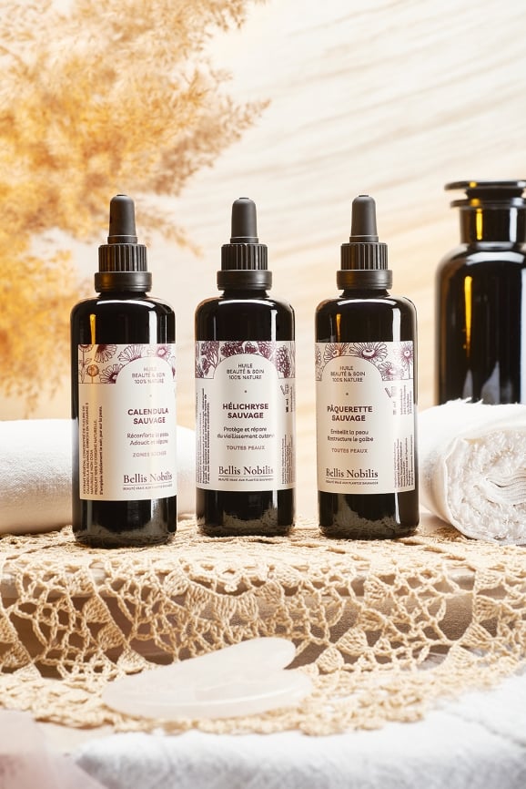 Huiles sérums Bellis Nobilis - Gamme professionnelle anti-âge - format cabine