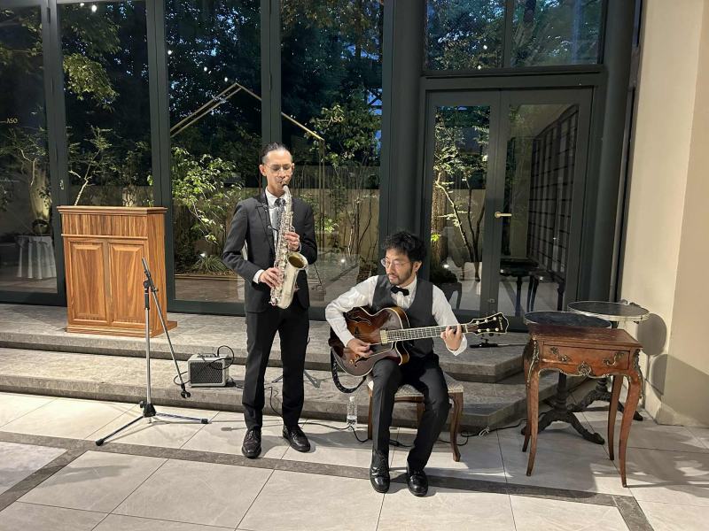 披露宴：サックス＆ギター