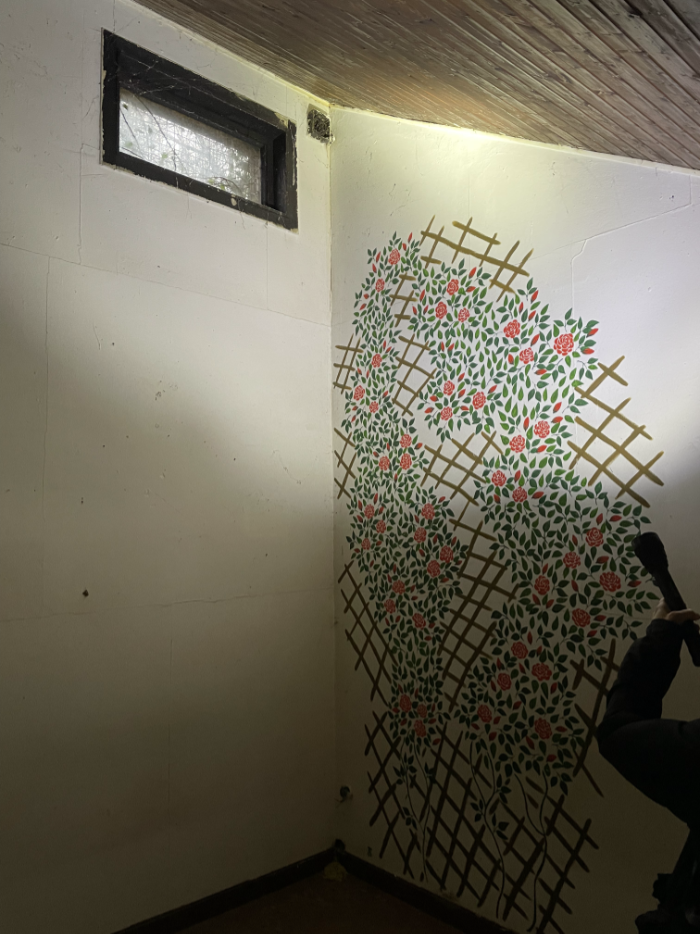 .. und mit Resten einer Verkabelung.