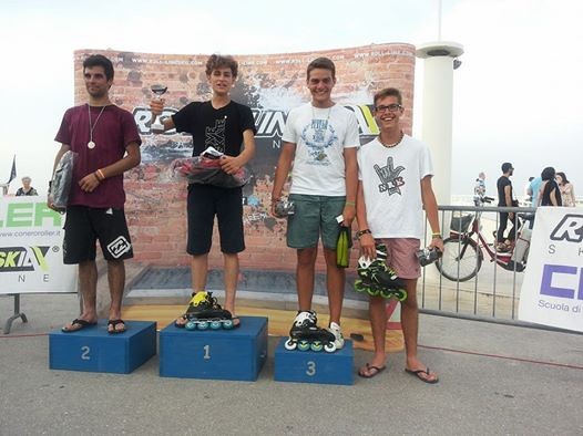 Speed Slalom Men's podium