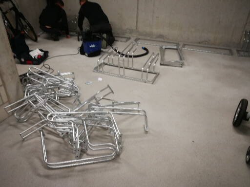 Fahrradständer montieren