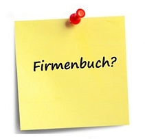 Post-it bezeichnet "Firmenbuch"?